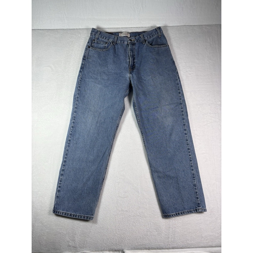 Levi Strauss Signature Jeans Mens 38x32 Relaxed Fit Denim Straight Leg Pants